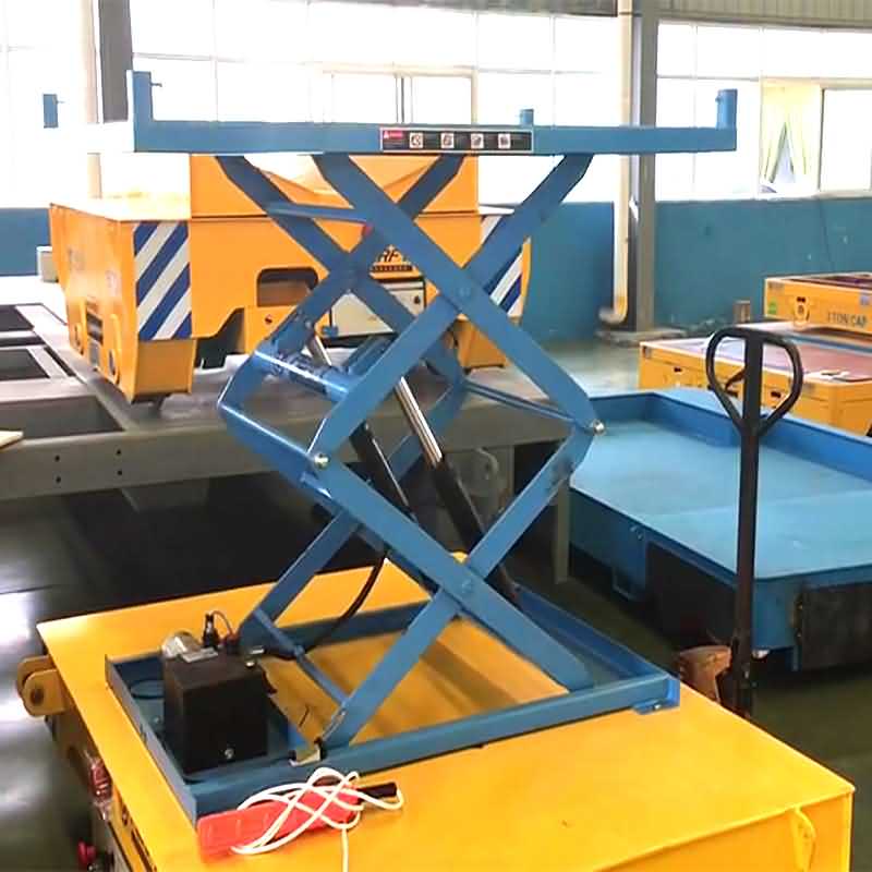 Heavy Load Industry Ship Transport Hydraulic Powered Transfer Cart