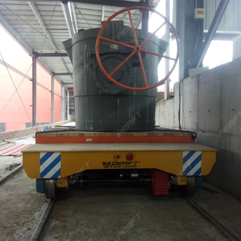 Customized Metallurgy Plant Guided Transfer Carts